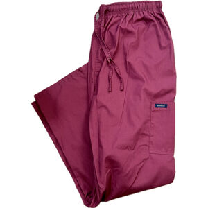 Dagacci Burgundy Scrub Pants XXL – Excellent Condition